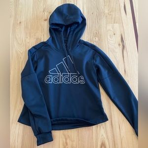 Adidas cropped hoodie.